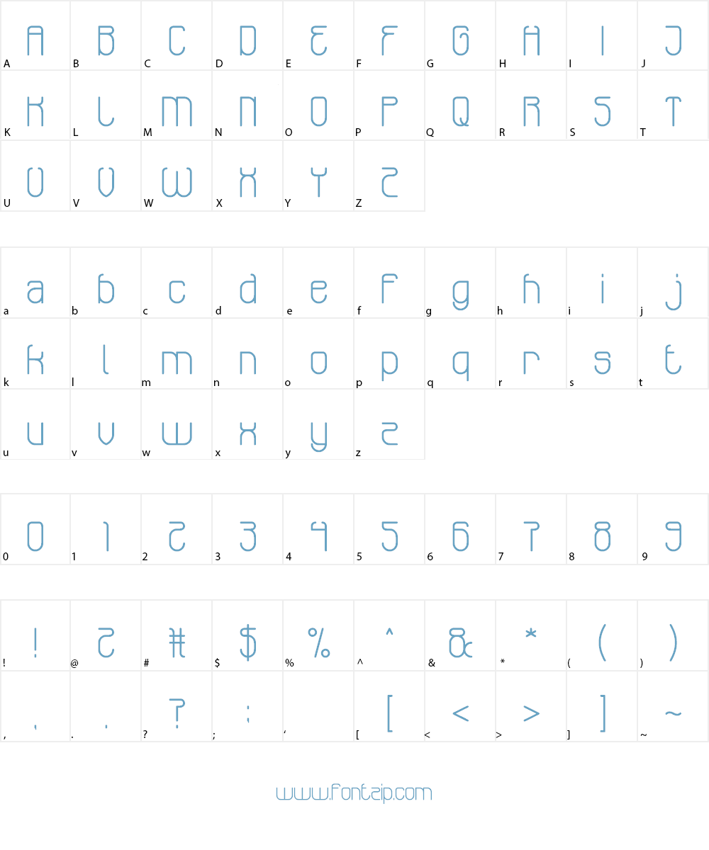 Entertaintment Show Font Character